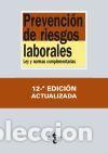 Libros: Prevenci&oacute;n de riesgos laborales - AA.VV - tdk487