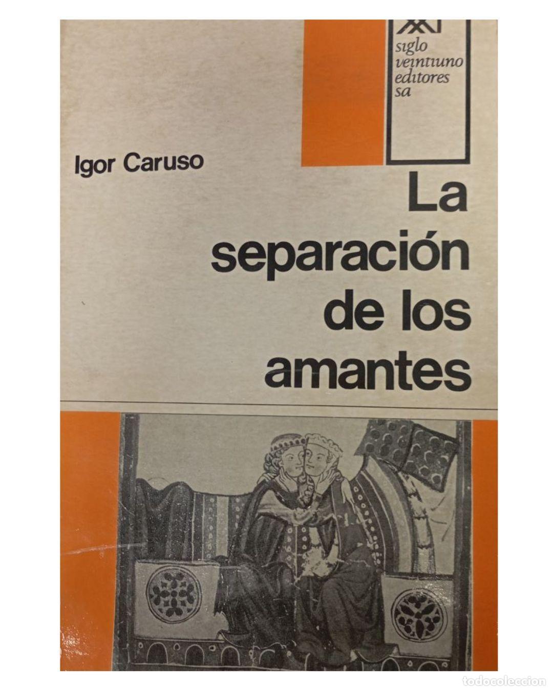 Libros: LA SEPARACION DE LOS AMANTES - Igor A. Caruso