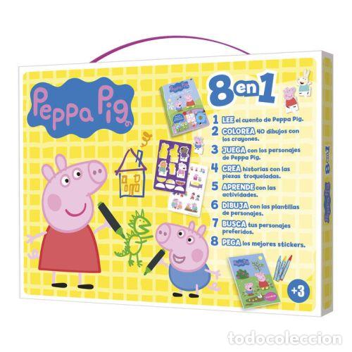 Libri di seconda mano: PEPPA PIG. MALET&Iacute;N 8 EN 1 - IMAGILAND