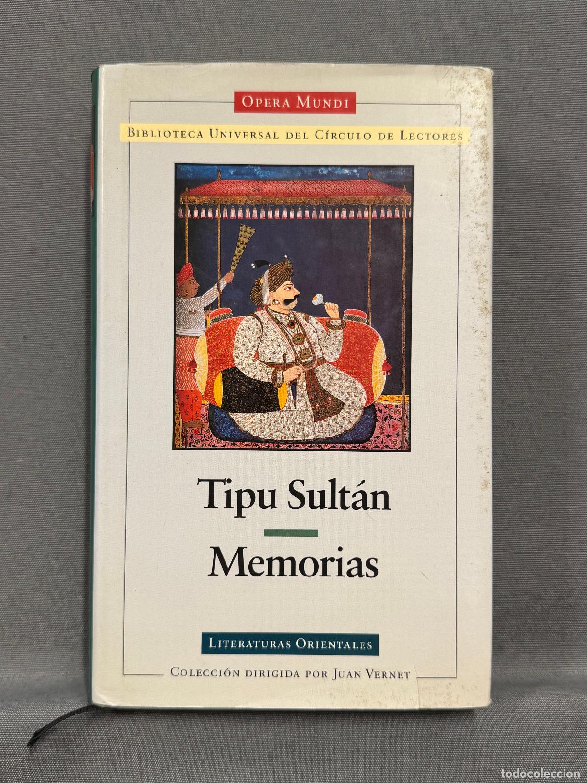Libros: MEMORIAS. - SULT&Aacute;N, TIPU. - Foto 1
