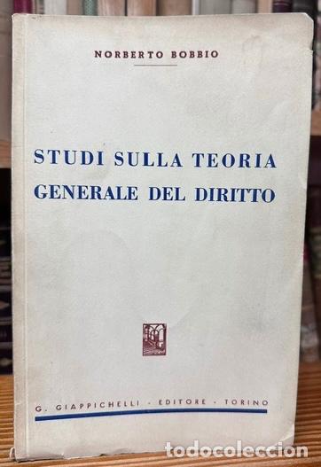 Livros em segunda m&atilde;o: STUDI PER UNA TEORIA GENERALE DEL DIRITTO - BOBBIO, Norberto
