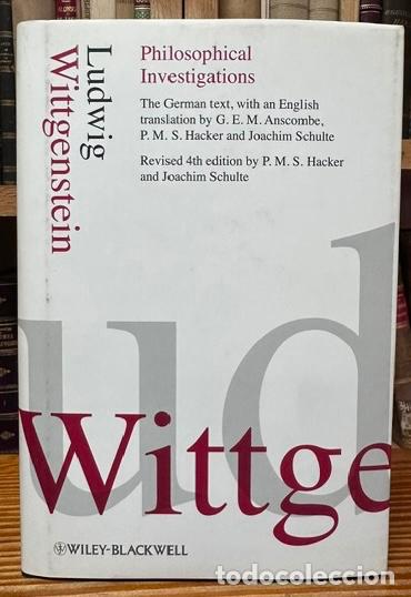 Libros: PHILOSOPHISCHE UNTERSUCHUNGEN. PHILOSOPHICAL INVESTIGATIONS - WITTGENSTEIN, Ludwig