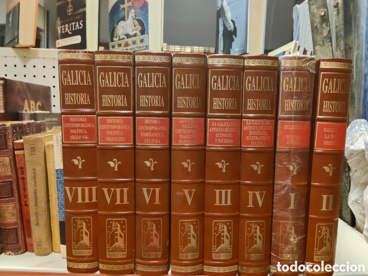 Libros: Galicia HISTORIA EDICIONES H&Eacute;RCULES 8 VOL&Uacute;MENES