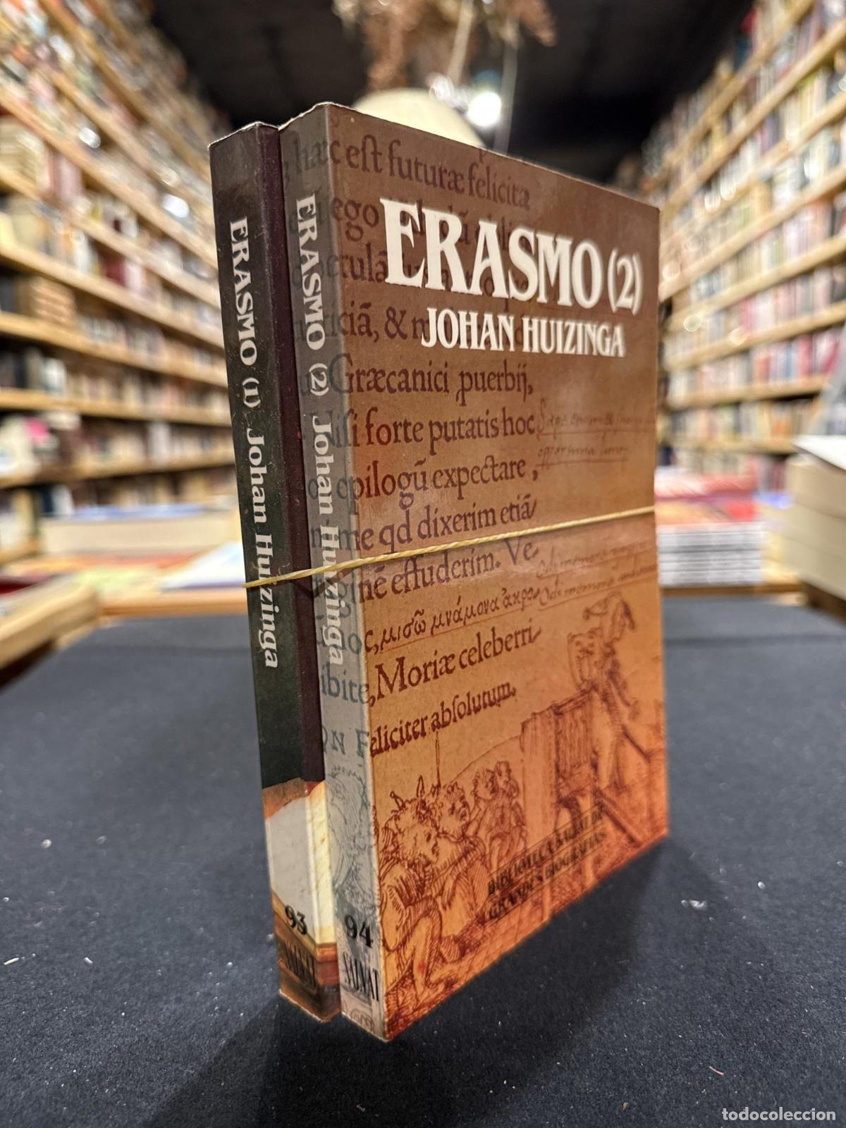 Libros: Erasmo (2vol) - Johan Huizinga