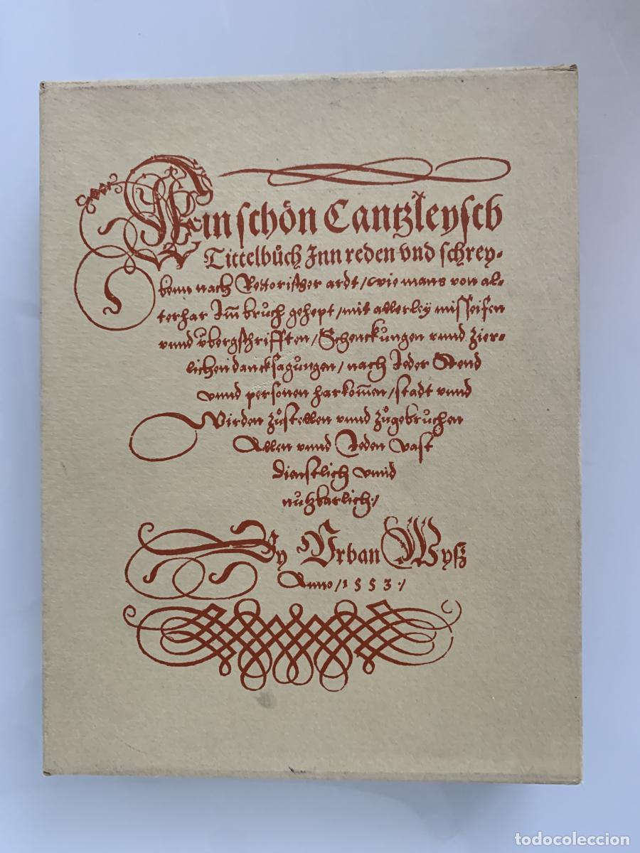 B&uuml;cher: EIN SCH&Ouml;N CANTZLEYSCH TITTELBUCH INN REDEN VND SCHREYBENN NACH RETTORISCHER ARDT - 1553 - Urban Wyss