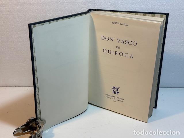 Libros: DON VASCO DE QUIROGA RUBEN LANDA 1965 - Foto 2