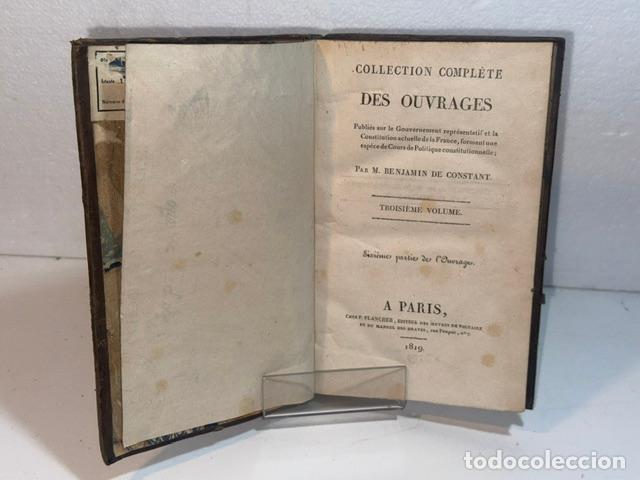 COLLECTION COMPLETE DES OUVRAGES TROISIEME VOLUME