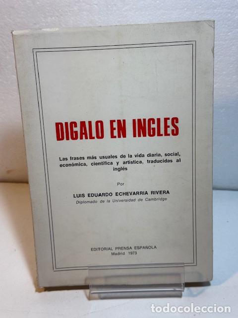 Libros: DIGALO EN INGLES - Foto 1