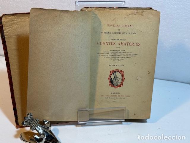 Livres: NOVELAS CORTAS PRIMERA SERIE CUENTOS AMATORIOS PEDRO ANTONIO DE ALARCON