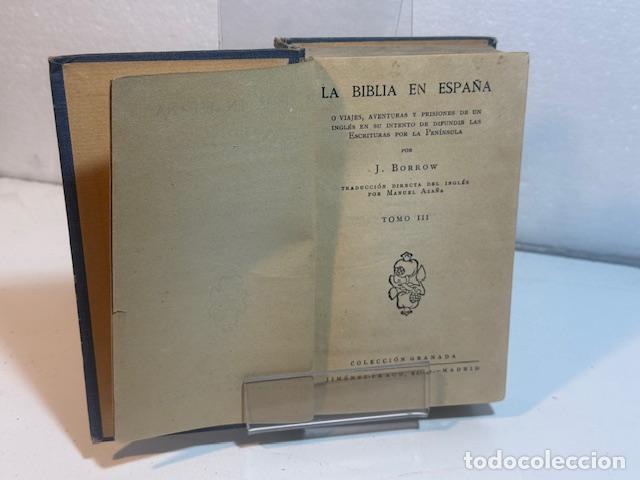 Libros: LA BIBLIA EN ESPA&Ntilde;A J BORROW TOMO III - Foto 3