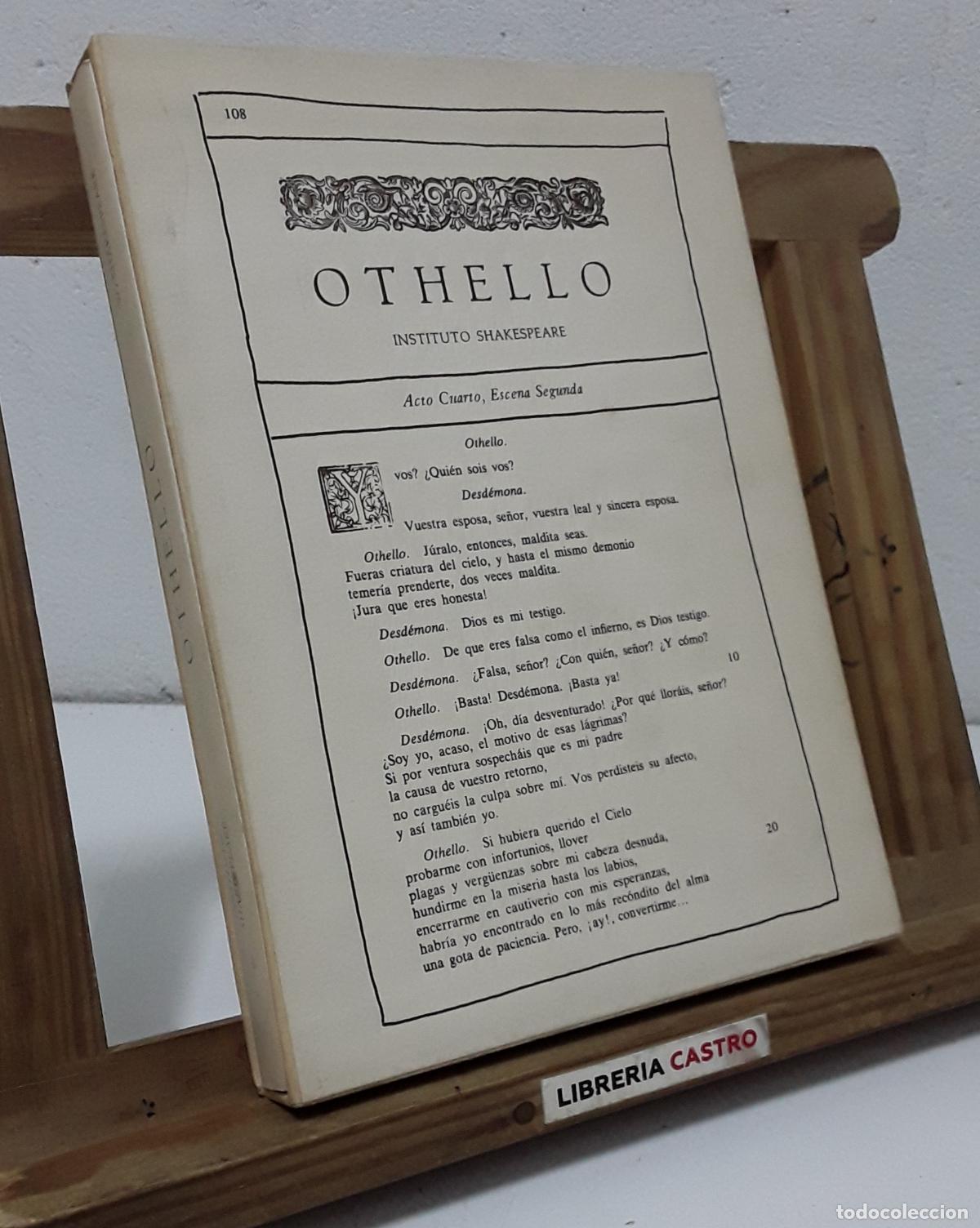 Libros: Othello. Editada y traducida en el Instituto Shakespeare. Numerado - William Shakespeare. - Foto 4