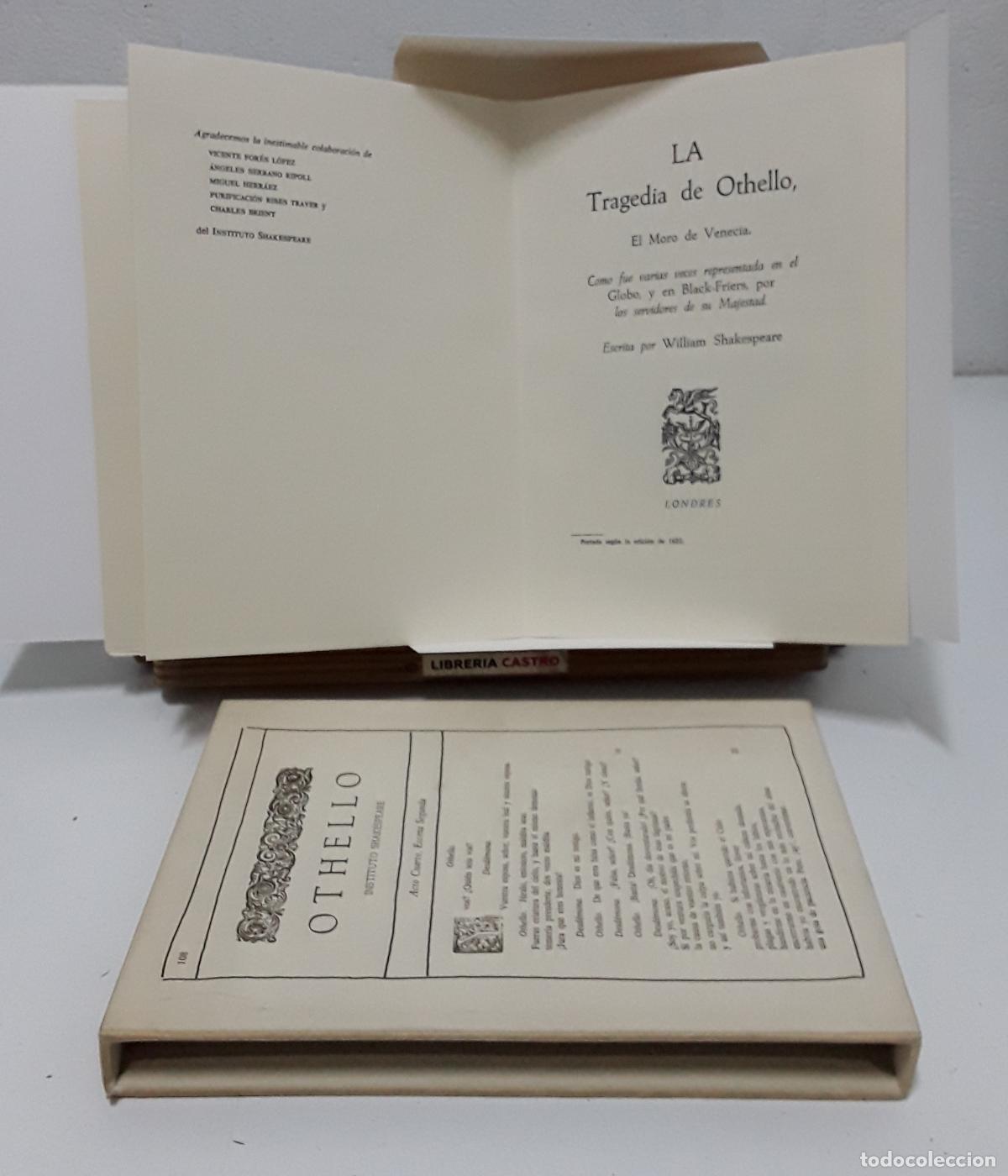 Libros: Othello. Editada y traducida en el Instituto Shakespeare. Numerado - William Shakespeare.