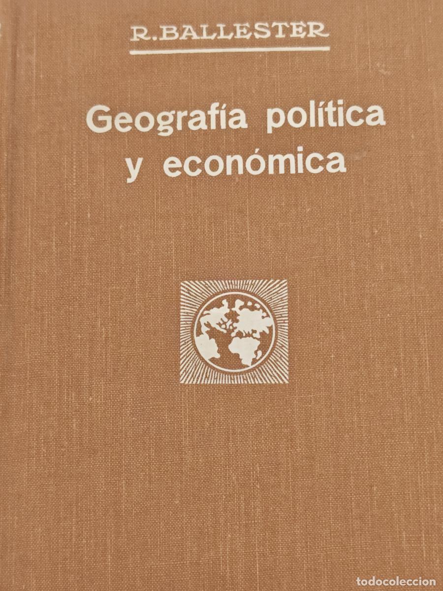 Libros: Geograf&iacute;a pol&iacute;tica y econ&oacute;mica - Rafael Ballester - TDK503