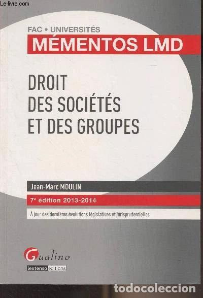 books: Droit des soci&eacute;t&eacute;s et des groupes- 9782297032650