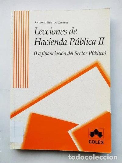 books: Lecciones de hacienda p&uacute;blica II- 9788478798469
