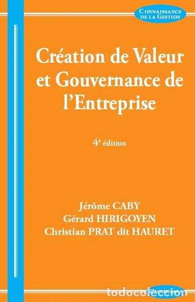 books: Cr&eacute;ation de valeur et gouvernance de l'entreprise- 9782717866087