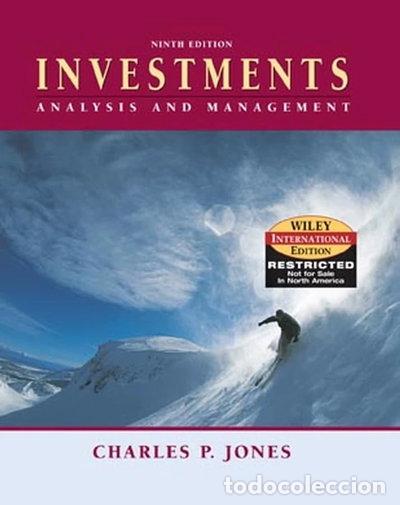 Libros: Investments: Analysis and Management- 9780471451846
