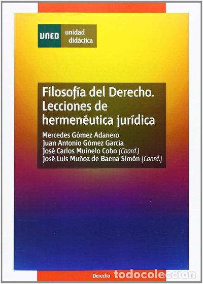 Libros: Filosof&iacute;a del derecho. Lecciones de hermen&eacute;utica jur&iacute;dica- 9788436253061