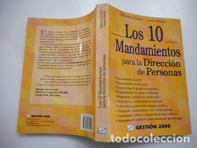 Libros: Los 10 mandamientos para la direcci&oacute;n de personas- 9788480885232