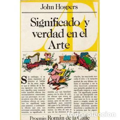 Libros: Significado y verdad en el arte- 9788473661164