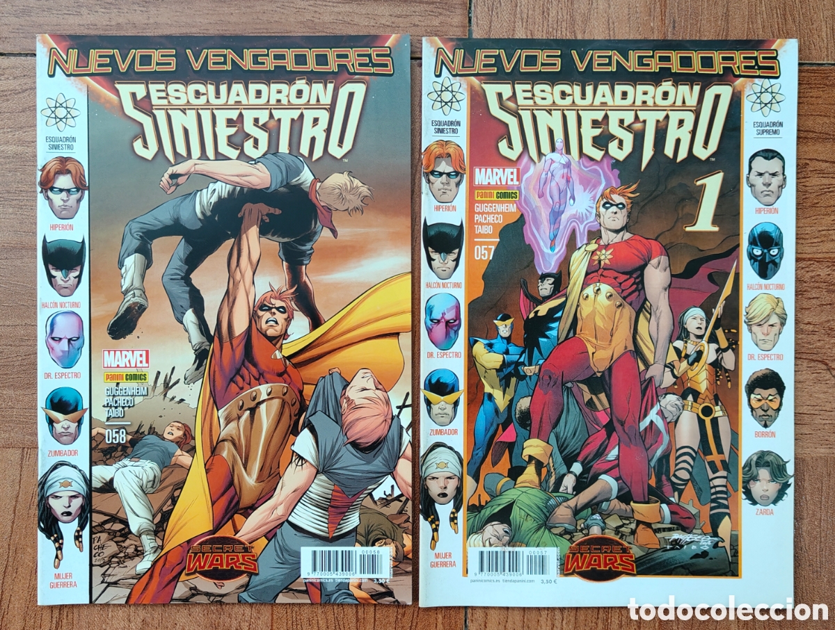Livres: Los Nuevos Vengadores Vol. 2 57 y 58: Escuadr&oacute;n Siniestro / Escuadr&oacute;n Siniestro 1 - Guggenheim / Pac