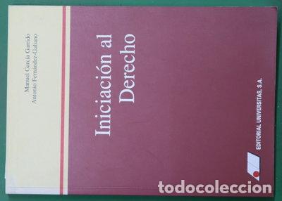 Libros: Iniciaci&oacute;n al derecho- 9788479911188