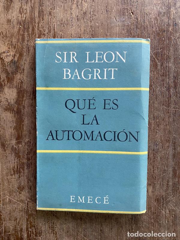 Libri di seconda mano: Que es la automacion - Bagrit Leon