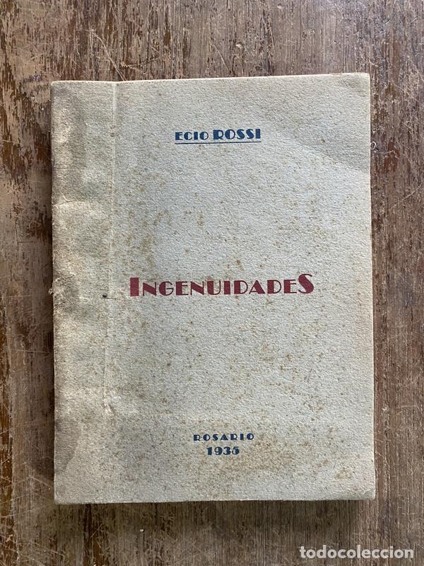 B&uuml;cher: Ingenuidades (Dedicado a alfonsina storni) - Rossi Ecio