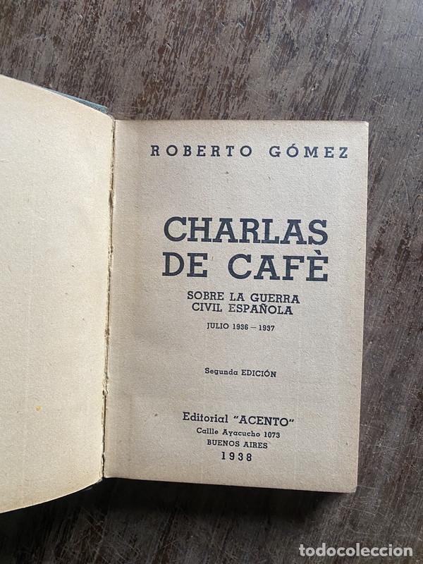 Libros: Charlas de Cafe - Gomez Roberto