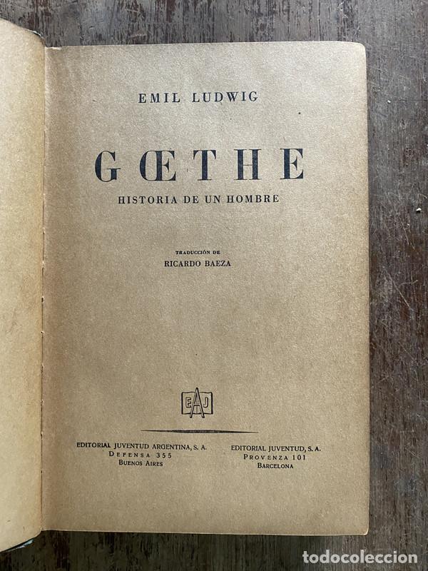 books: Goethe - Ludwig Emil