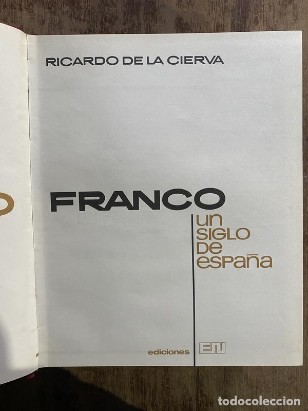 Libros: Franco - De la Cierva Ricardo - Foto 2