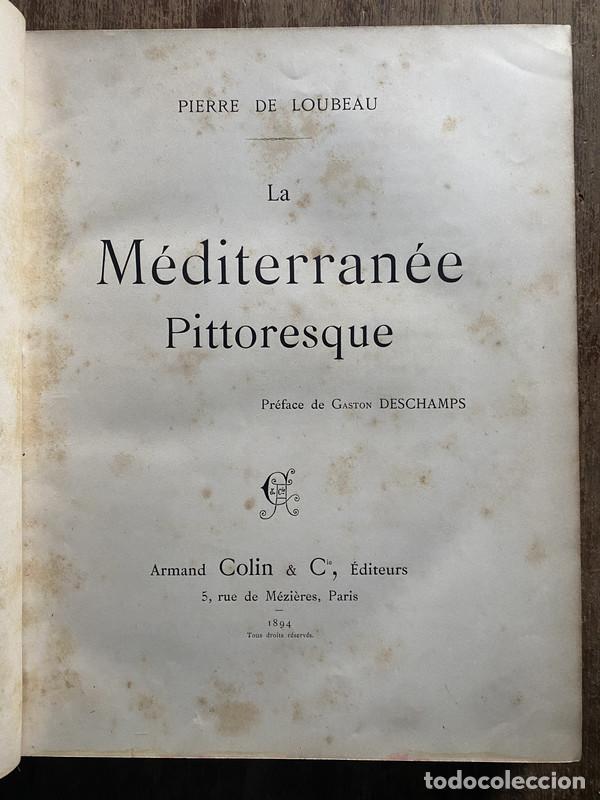 Libros: La Mediterranee Pittoresque - De Loubeau Pierre