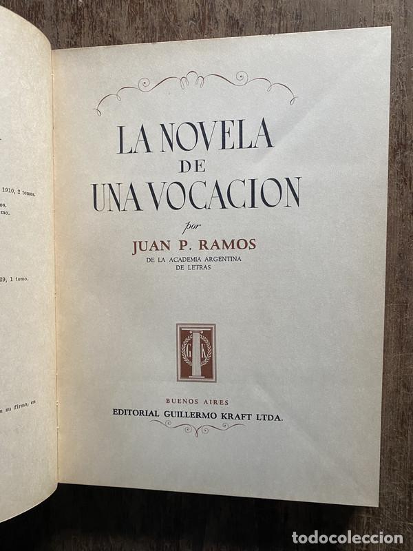 Libros: La novela de una vocacion - Ramos Juan P.