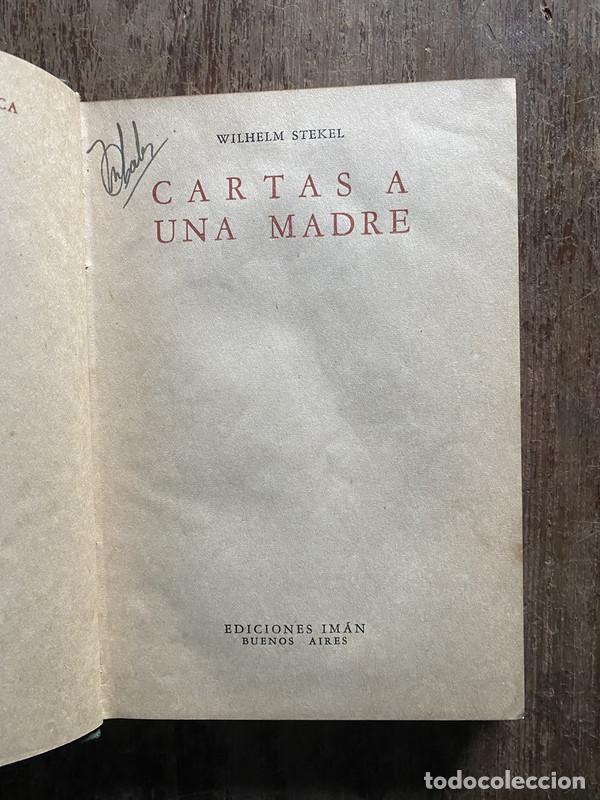 books: Cartas a una madre - Stekel Wilhelm