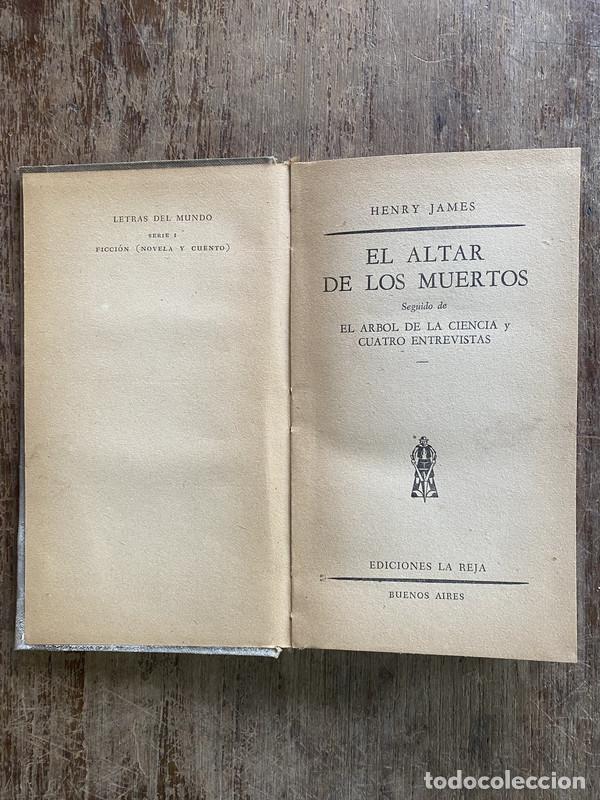 books: El altar de los muertos - James Henry