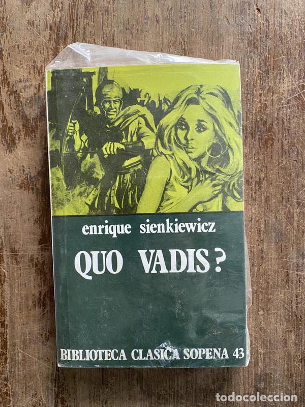 Libros: Quo Vadis? - Sienkiewicz Enrique
