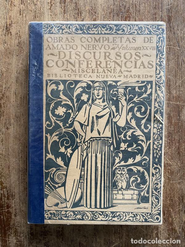 books: Discursos Conferencias - Nervo Amado