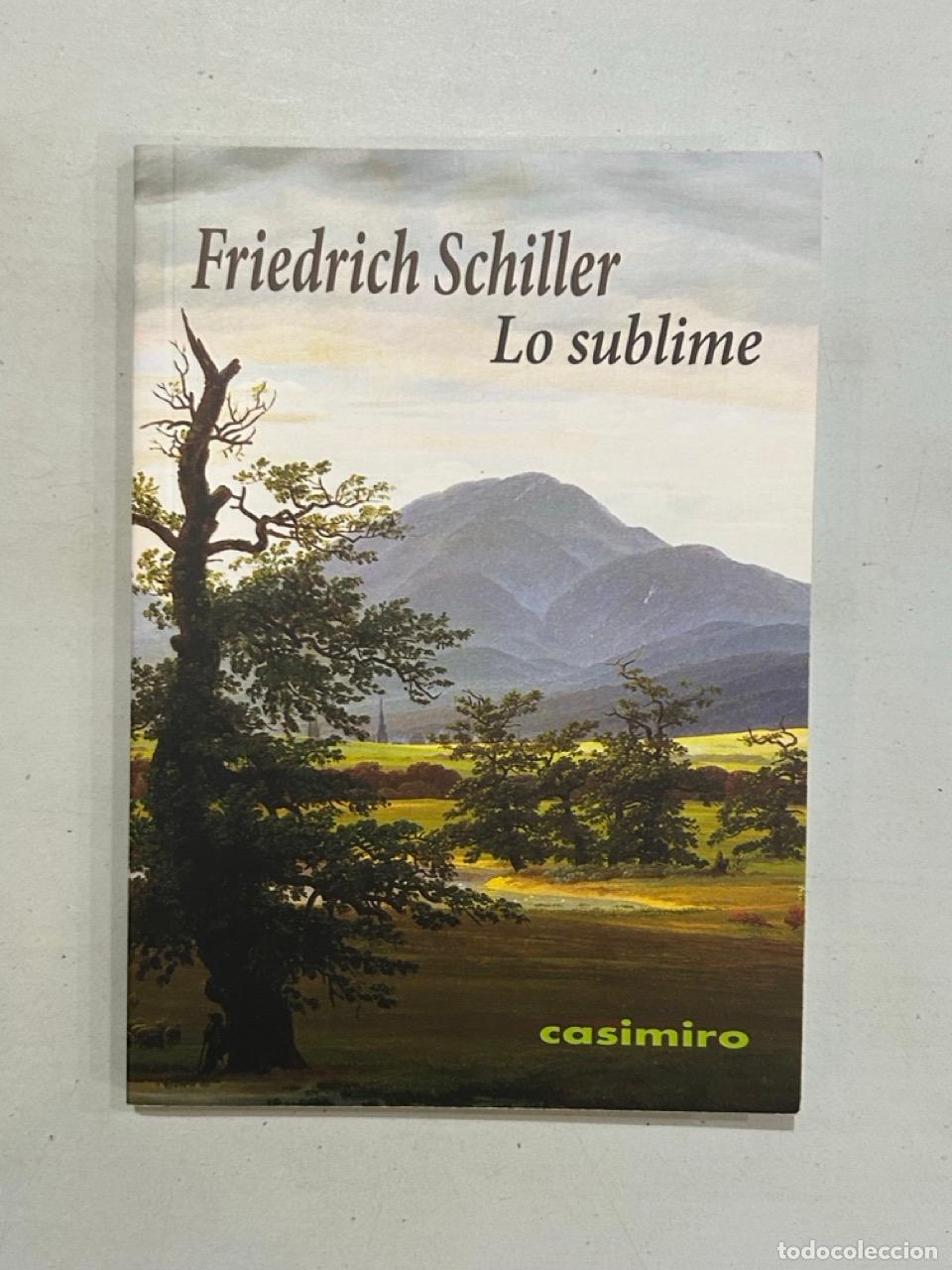 Libros: Friedrich Schiller - Lo sublime