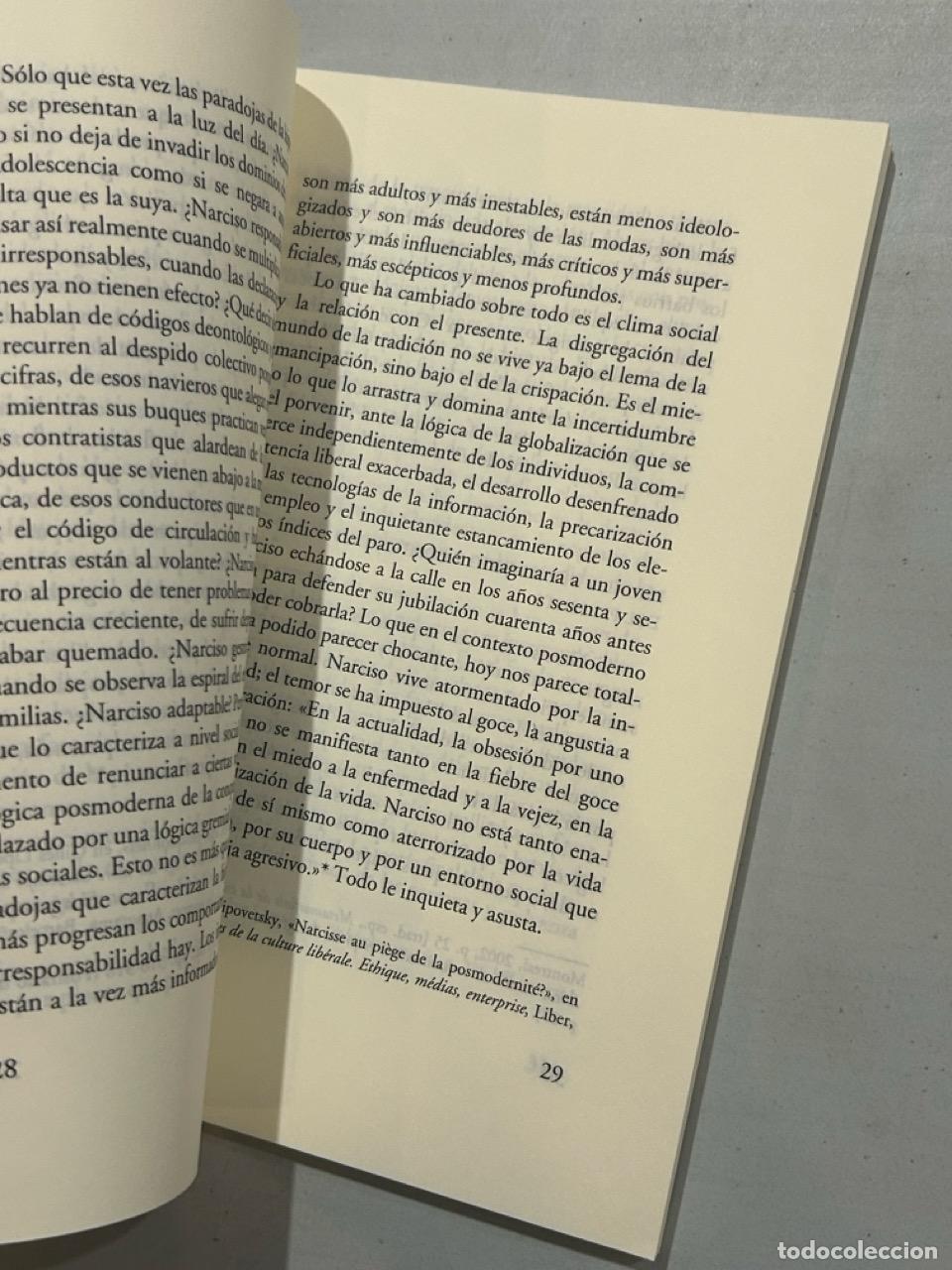 Libros: Gilles Lipovetsky - Los tiempos hipermodernos - Foto 2