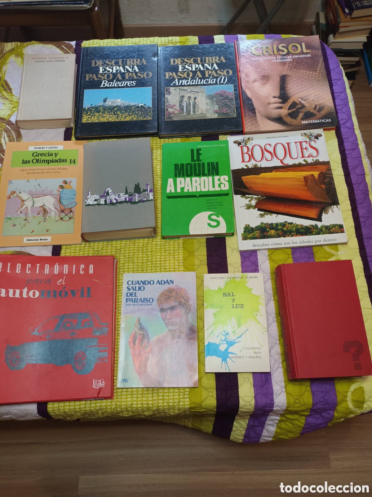Libros: LOTE DE 12 LIBROS DISTINTOS TITULOS Y FECHAS