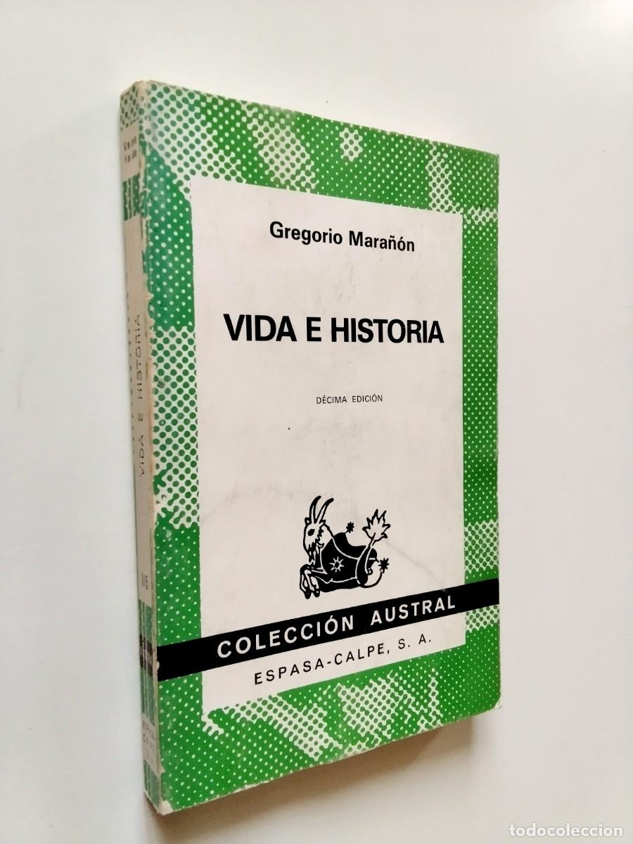 Libros: Gregorio Mara&ntilde;&oacute;n - Vida e historia