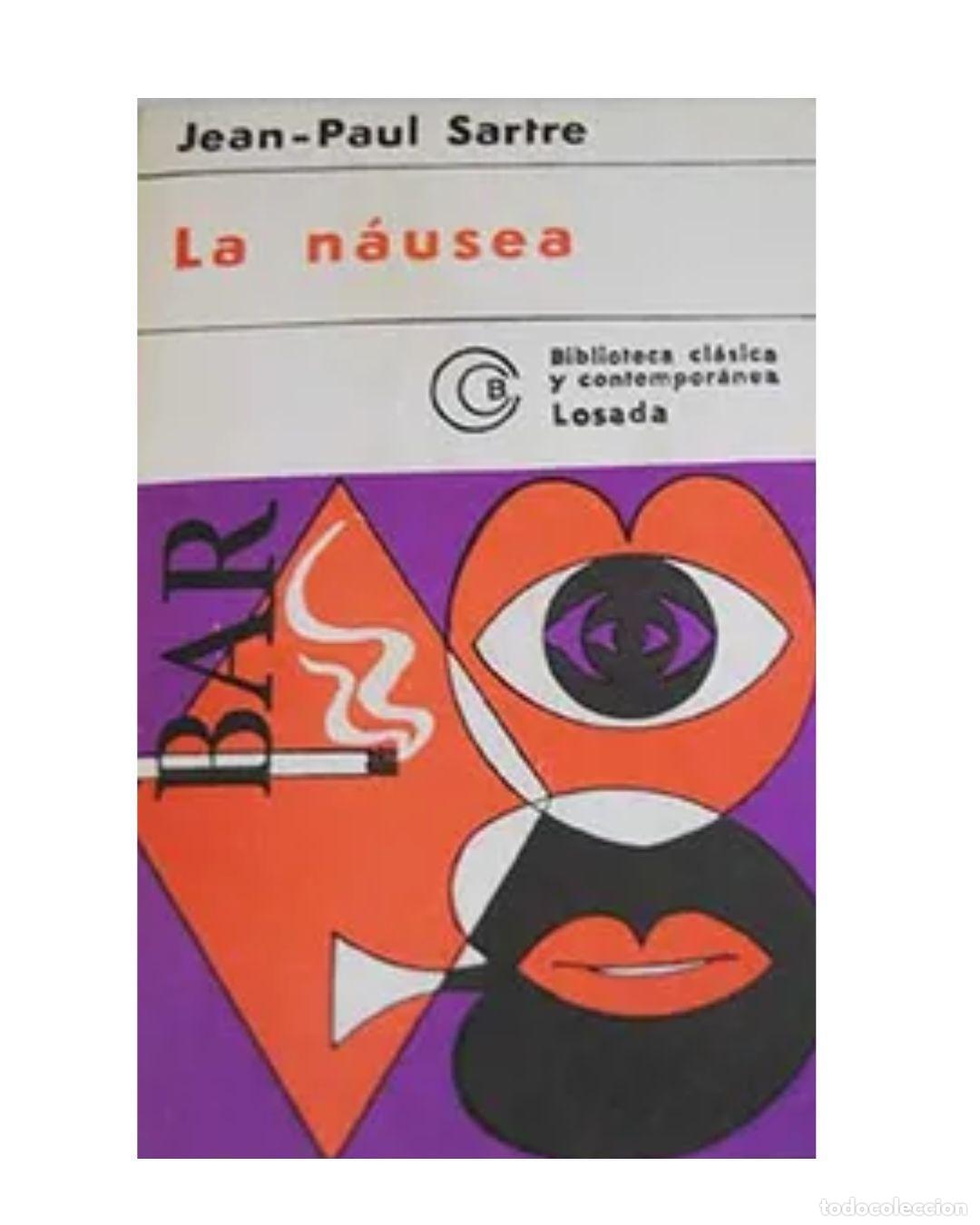 Livres: La n&aacute;usea - Jean-Paul Sartre