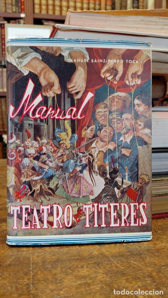 books: MANUAL DE TEATRO DE TITERES. - Sainz-Pardo Toca, Manuel.