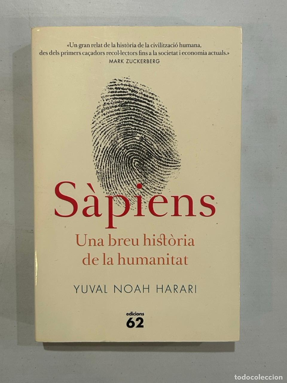 Livres: Yuval Noah Harari - S&agrave;piens. Una breu hist&ograve;ria de la humanitat