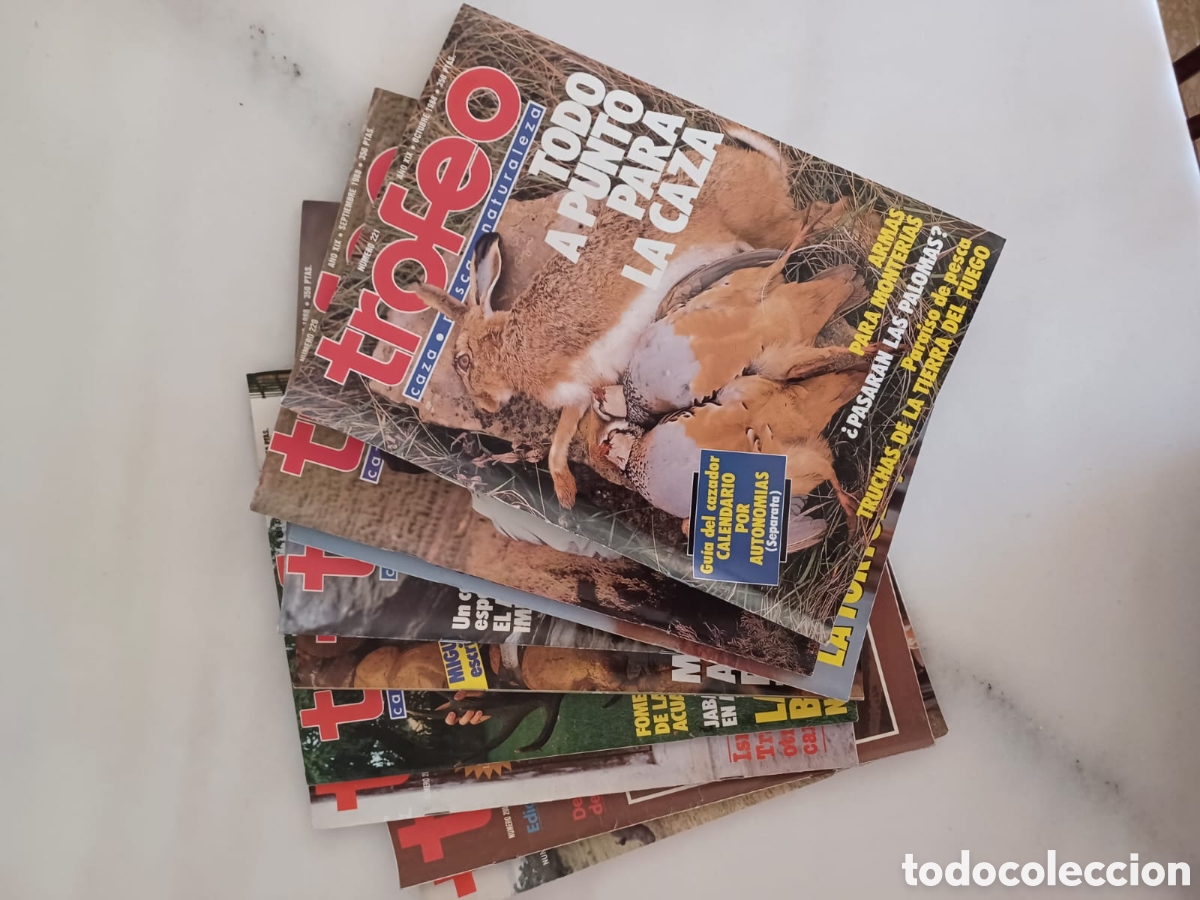 Libros: Lote 9 revistas trofeo