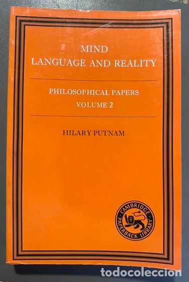Libros: MIND LANGUAGE AND REALITY. Philosophical papers. Volume 2 - PUTNAM, Hilary