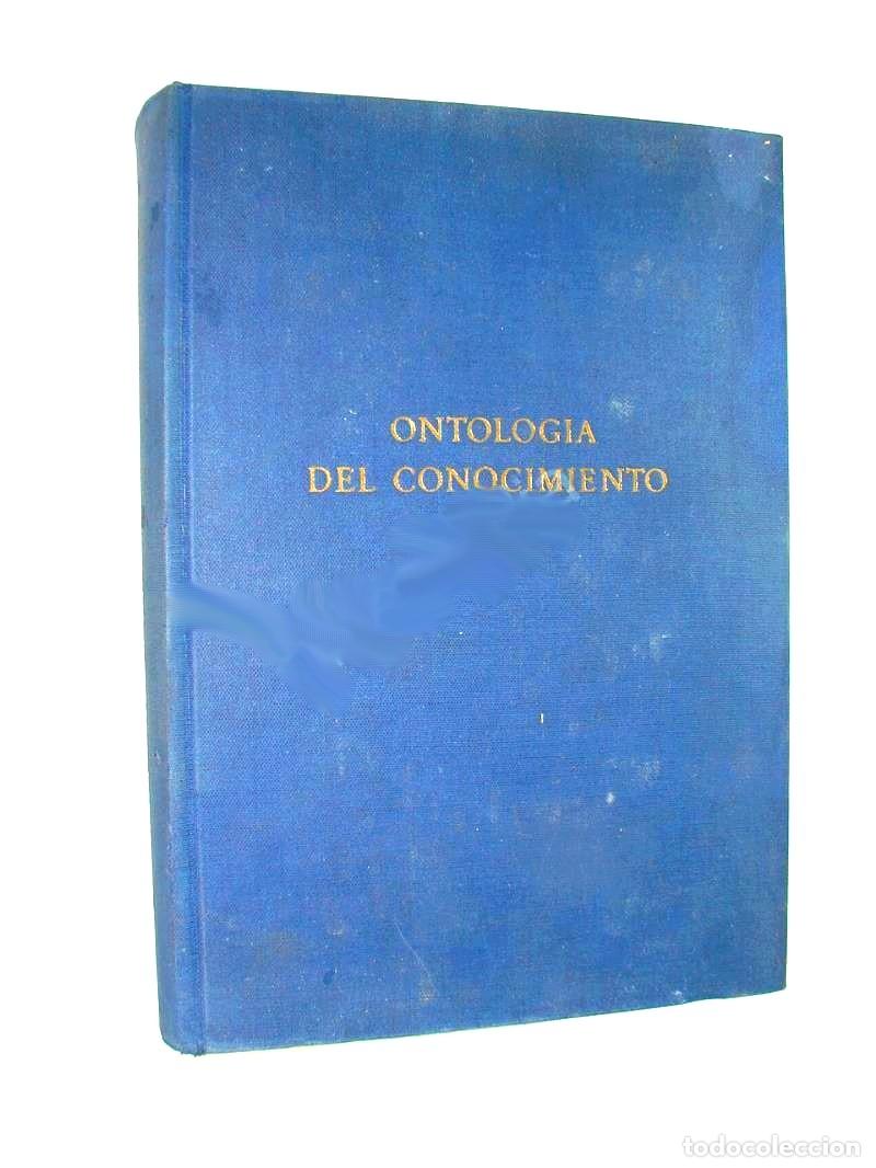 books: Ontologia Del Conocimiento, Ernesto Mayz Vallenilla. 1960 Fl