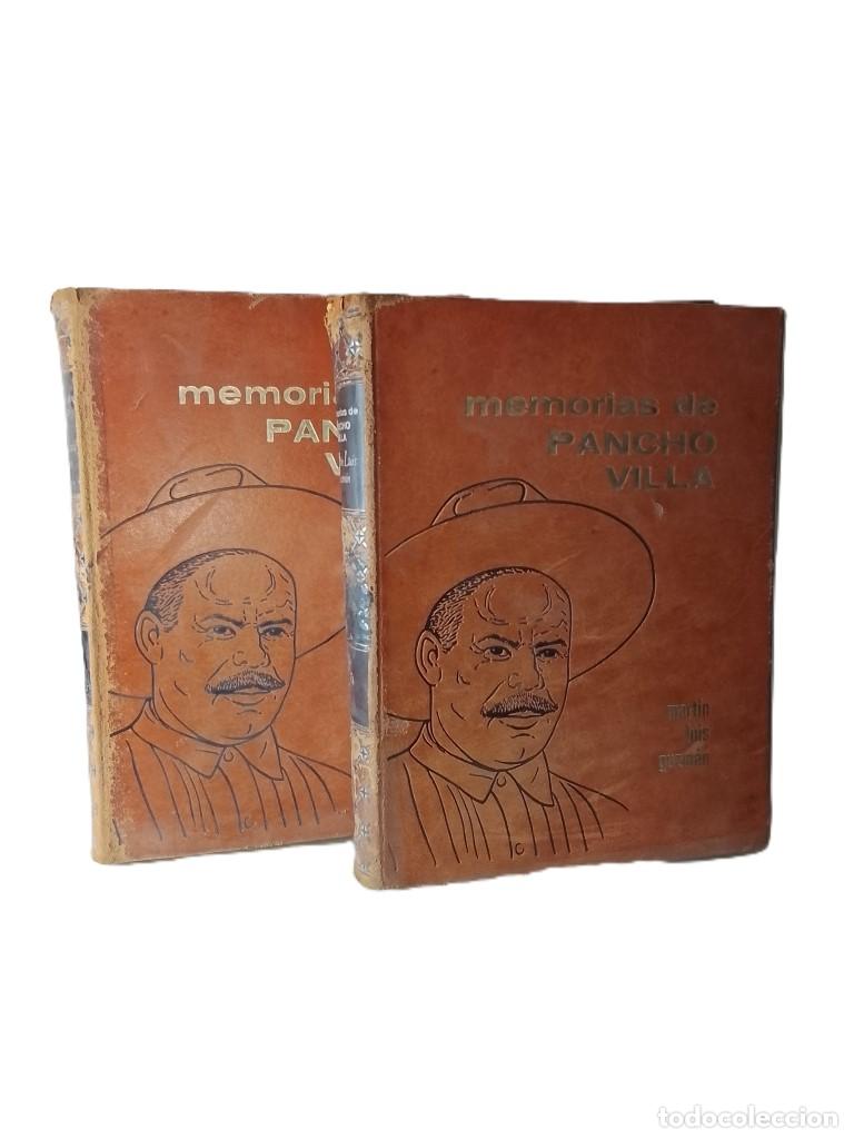 books: Memorias de Pancho Villa, Martin Luis Guzman, Edicion en Piel, 1968, Himx