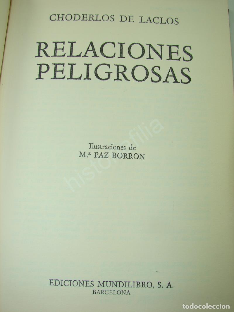 Libros: Relaciones Peligrosas, Choderlos De Laclos 1973 Edicion Rara - Foto 3