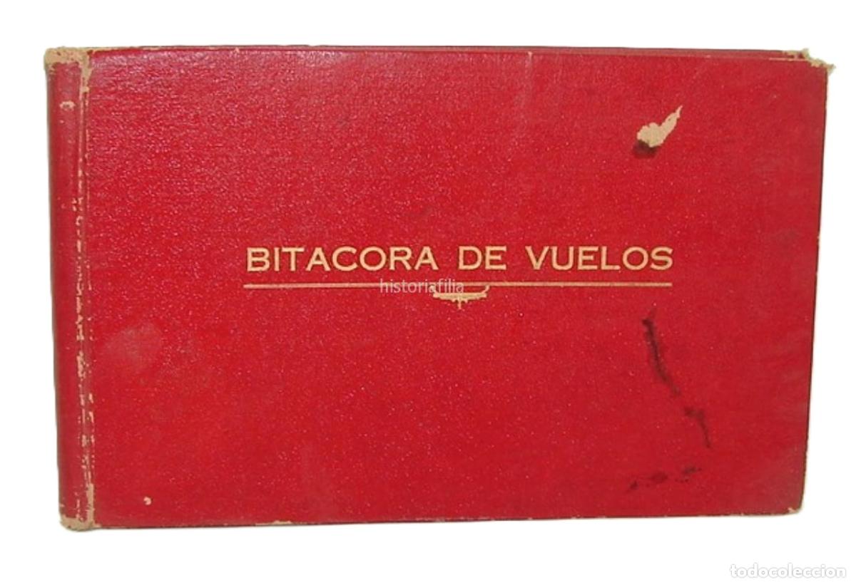 books: Genuina Bitacora De Vuelo Antigua 1955 Aviacion Raro